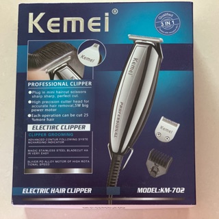 Kemei KM-702 3in1 electric hair clipper ปัตตาเลี่ยนตัดผม