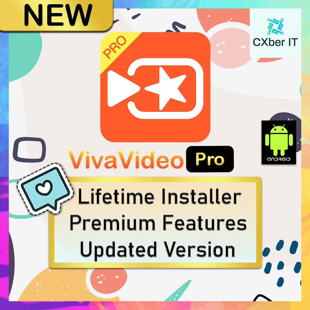 ภาพหน้าปกสินค้า[CX]VivaVideo PRO (Latest 2021) | No Watermark | Lifetime Full Premium |-- [ Android/Mobile ]