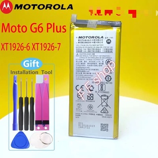 แบตเตอรี่ Motorola Moto G6 Plus XT-1926 JT40 3200mAh พร้อมชุดถอด+แผ่นกาว ประกันนาน 3 เดือน