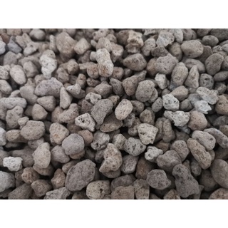 หินภูเขาไฟ วัสดุปลูก Pumice Rock ยี่ห้อ​ SRILAVA​ แบ่งบรรจุ​ 0.5-1​ลิตร