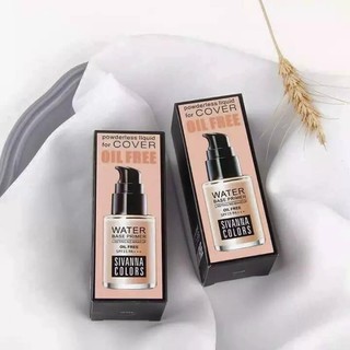 Sivanna  water base primer oil free รองพื้นสูตรน้ำ เนื้อบางเบา เกลี่ยง่าย ปกปิดได้ดีในระดับหนึ่ง คุมมันดี สิวันนา