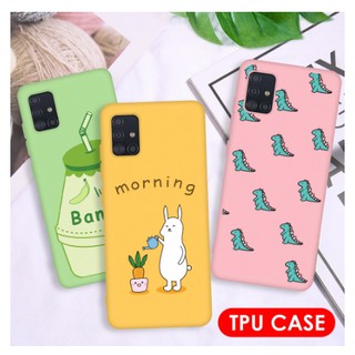 For Samsung Galaxy A51 A71 Phone Case Cartoon Soft Silicone Frosted Back Cover