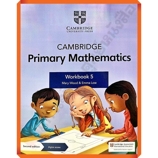 Cambridge Primary Mathematics Workbook 5 with Digital Access (1 Year) /9781108746311 #อจท #EP