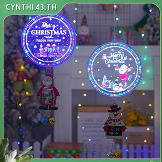 ใหม่คริสต์มาสไฟ Led พร้อมเพลง Led โคมไฟติดผนังคริสต์มาสแขวนไฟตกแต่งงานปาร์ตี้ไฟกลางคืนของขวัญคริสต์มาส Cynth