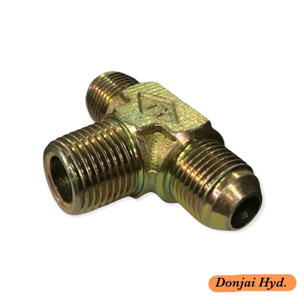 ข้อต่อไฮดรอลิค-hydraulic-male-branch-tee-เกลียว-th-x-pt-x-th-ข้อต่อสามทาง-เกลียวนอก-jic-37-x-pt-x-jic-37-250-bar