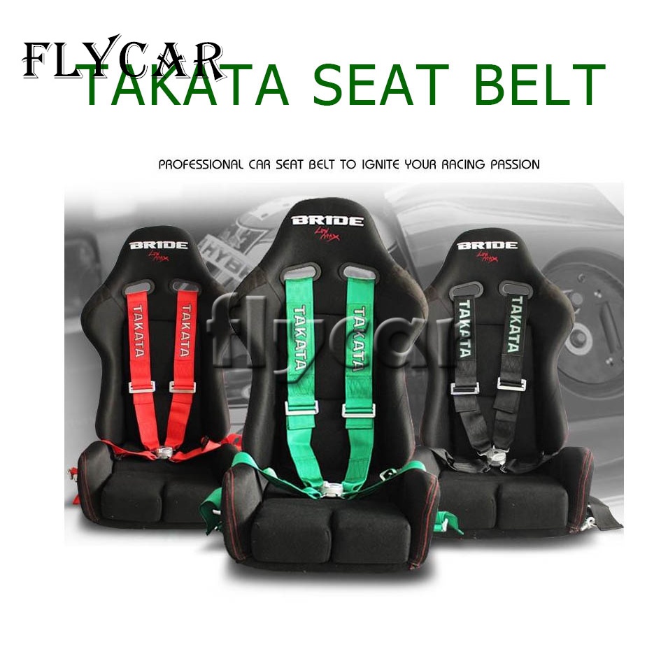 3 นิ ้ ว 4/5/6 จุด TAKATA Universal Racing Sport Seat Belt Safety