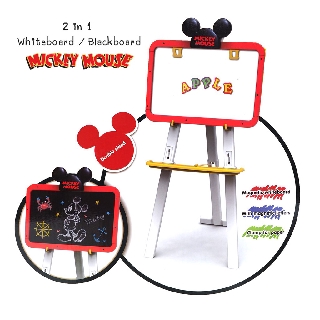 2 in 1 กระดานไวท์บอร์ด กระดานดำ Mickey Mouse
