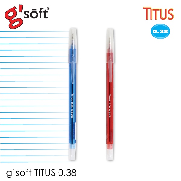 ปากกาลูกลื่น-gsoft-รุ่น-titus-0-38-จำนวน-1-ด้าม