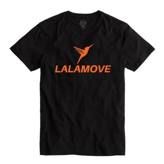 เสื้อยืด คอกลม แขนสั้น LALAMOVE EXPRESS คุณภาพส่งออก COTTON 100% NO.20 T SHIRT