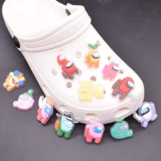 Crocs Jibbitz Pins Noctilucent Among Us กระดุม สําหรับรองเท้า DIY