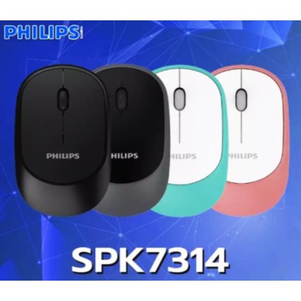 ภาพหน้าปกสินค้าPhilips เม้าส์ไร้สาย รุ่น SPK M314 Silent(ไร้เสียงคลิก)Wireless Mouse/SPT6314 Keyboard & Mouse จากร้าน jonezeerrangsit บน Shopee