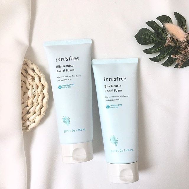 innisfree-bija-trouble-facial-foam-150-ml-ผิวสะอาด-ไร้สิว-กับคลีนซิ่งโฟมบีจาเนื้อเนียนนุ่ม-จากอินนิสฟรี