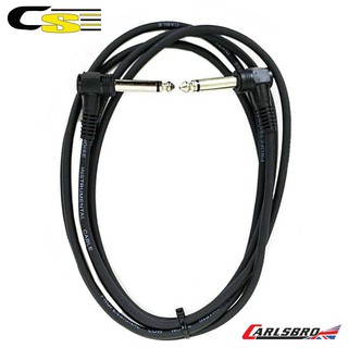 Carlsbro สายแจ็คโมโน สายแจ็คกีตาร์ ยาว 2 เมตร หัวงอ 2 ด้าน รุ่น BC334-2M (Mono Instrument Cable)