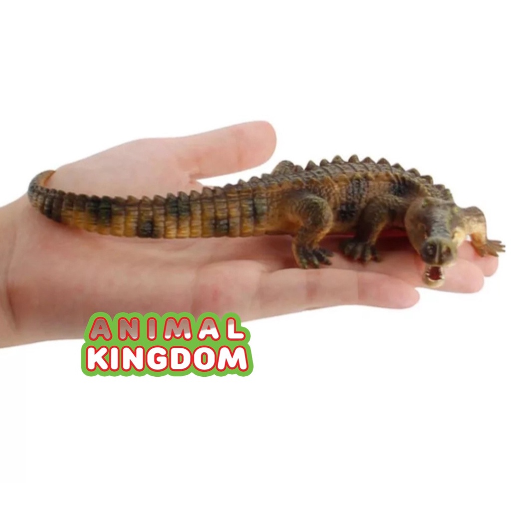 animal-kingdom-โมเดลสัตว์-ตะโขง-ครีมดำ-ขนาด-17-80-cm-จากสงขลา