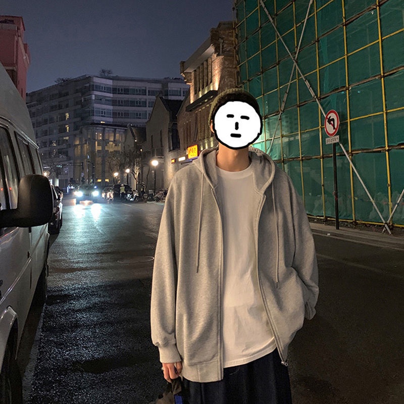 ภาพสินค้าM-5XL เสื้อฮู้ดผู้ชายเสื้อแจ็กเก็ตกันหนาว มีฮู้ด ทรงหลวม สไตล์เกาหลี แฟชั่นฤดูหนาว สําหรับผู้ชาย จากร้าน heiying0903.th บน Shopee ภาพที่ 7