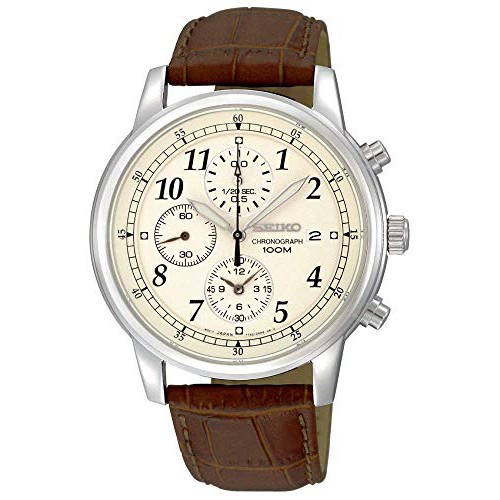 Seiko mens watch store chronograph 100m