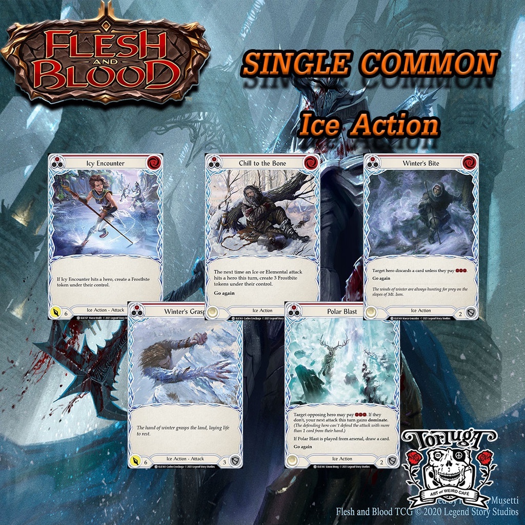 Ice Action Common Flesh and Blood TCG Single การ์ดสะสมที่ขาดไม่ได้
