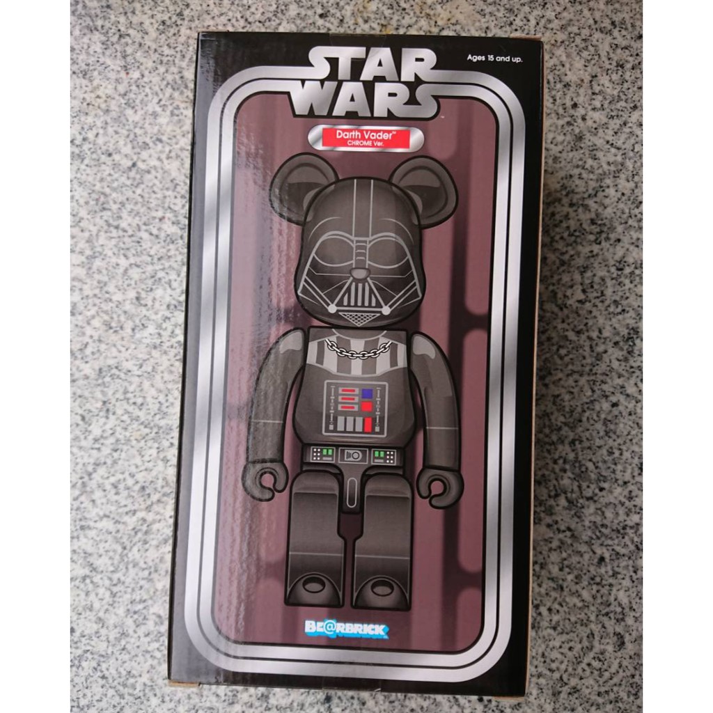 Be@rbrick 400% Darth Vader Chrome ver. ของแท้ | Shopee Thailand