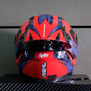Real Raptor Stratos Helmets (Black-Red) | Shopee Thailand