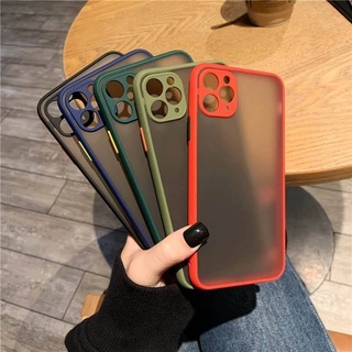 [พร้อมส่ง]​ เคสหลังด้านกล้องขอบสี มี5สี iphone i6 i6plus i7 i7plus i8 i8plus SE2020