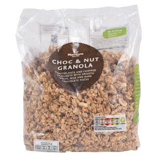 มอร์ริสันส์ ช็อกแอนด์นัท กราโนล่า 750 ก.Morrisons Choc and Nut Granola 750 g.