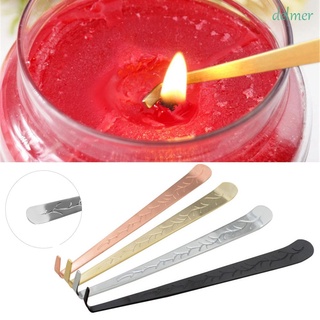 DELMER Extinguish Snuffer Trimmer Put out Candle Candle Accessory Candle Wick Dipper Carved for Home Wedding Stainless Steel Hooks for candle Polished 20cm Wick Cutter/Multicolor