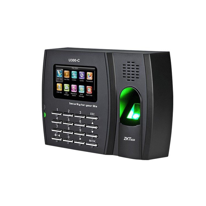 เครื่องสแกนลายนิ้วมือ ZKTeco รุ่น U300-C/K28 ฟรี Flash Drive | Shopee ...