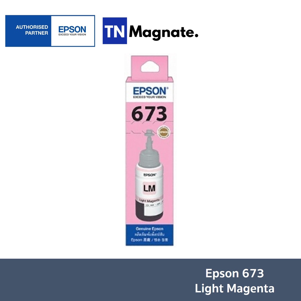 [หมึกพิมพ์] Epson 673 [T673600] INK LIGHT MAGENTA | Shopee Thailand