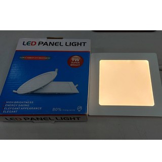 โคมไฟฝังฝ้า Panal LED 9W WARMWHITE (แบบสี่เหลี่ยม)