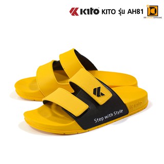 ภาพหน้าปกสินค้า🔥รุ่นใหม่ยอดนิยม🔥พร้อมส่ง🎉ราคาถูก รองเท้าแตะ Kito รองเท้าแตะ รองเท้าแตะชาย Kito Move Two Tone รุ่น Ah81 (36-41) ที่เกี่ยวข้อง