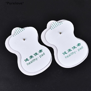Purelove 10pcs white electrode patch pads for digital therapy machine massager tools