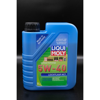 LIQUI MOLY น้ำมันเครื่อง  LEICHTLAUF HC7 5W-40 ขนาด 1 ลิตร**