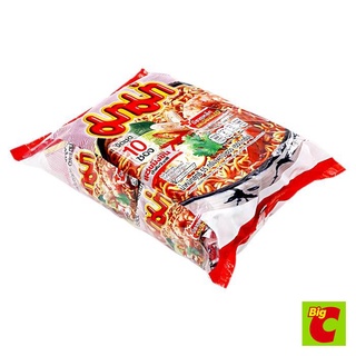 มาม่า บะหมี่กึ่งสำเร็จรูป ต้มยำกุ้ง 55 ก. แพ็ค 10Mama Instant Noodles Tom Yum Kung 55 g. Pack 10