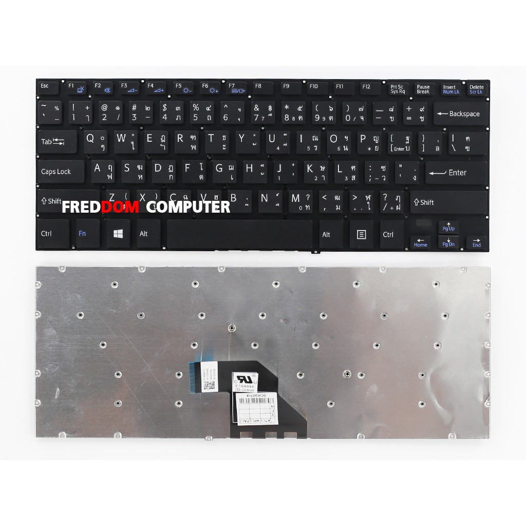 Swiztek Laptop Keyboard for Sony VAIO FIT 15 FIT15 SVF15 SVF15A SVF15E