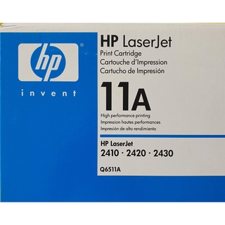 [ลด 80บ. โค้ด ENTH119]HP 11A Black ตลับหมึกโทนเนอร์ สีดำ ของแท้ ของใหม่ HP Laserjet 2410, 2420, 2430