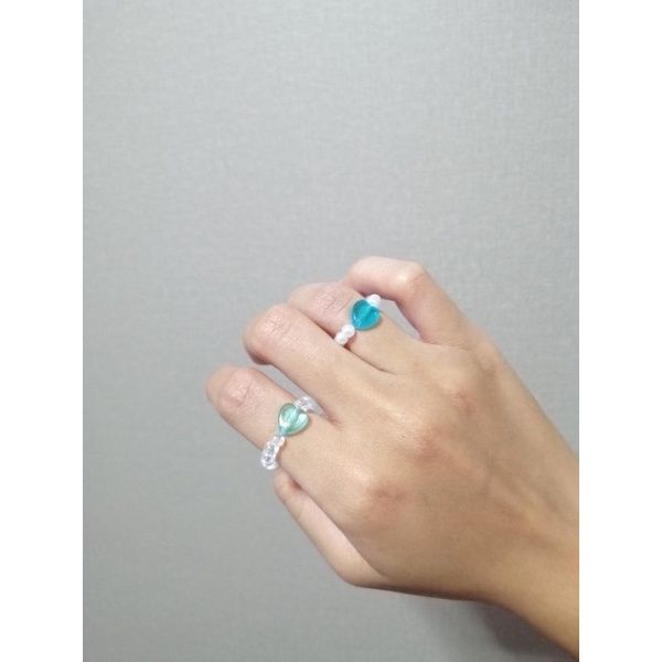 แหวนลูกปัด-แหวนผีเสื้อ-หัวใจ-jellyrings-ราคาถูก