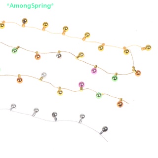 Amongspring&gt; ใหม่ สายไฟปลอม ขนาดเล็ก 1 เมตร อุปกรณ์เสริม สําหรับตกแต่งบ้านตุ๊กตา