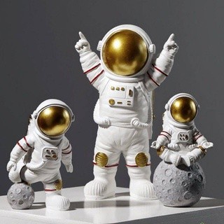 รูปปั้น-spaceman-ประติมกรรมของเล่นเพื่อศึกษาเดส์กท็อปตกแต่งบ้านนักบินอวกาศ