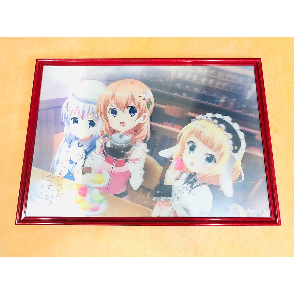 รูปภาพสามมิติ-3d-รับน้องกระต่ายซักแก้วมั้ยคะ-gochuumon-wa-usagi-desu-ka-ของแท้-japan