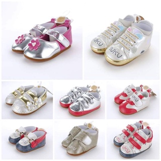 #62 รองเท้าเด็ก SU-KU พื้นยางกันลื่นสินค้าพรีเมี่ยมมาก Size 0-6m ,6-12m,12-18m,18-24m