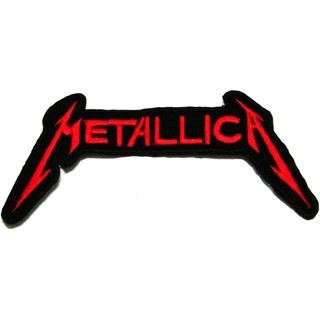 METALLICA ป้ายติดเสื้อแจ็คเก็ต อาร์ม ป้าย ตัวรีดติดเสื้อ อาร์มรีด อาร์มปัก Badge Embroidered Sew Iron On Patches