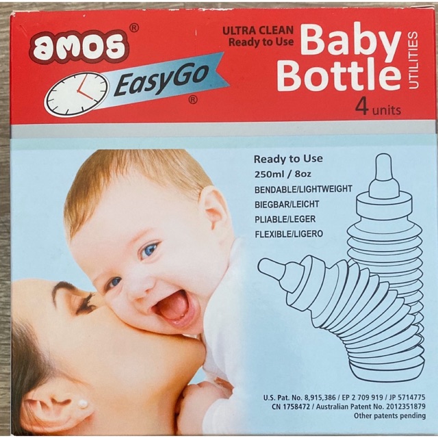Amos easy and go baby bottle ขวดนมใช้แล้วทิ้ง Shopee Thailand