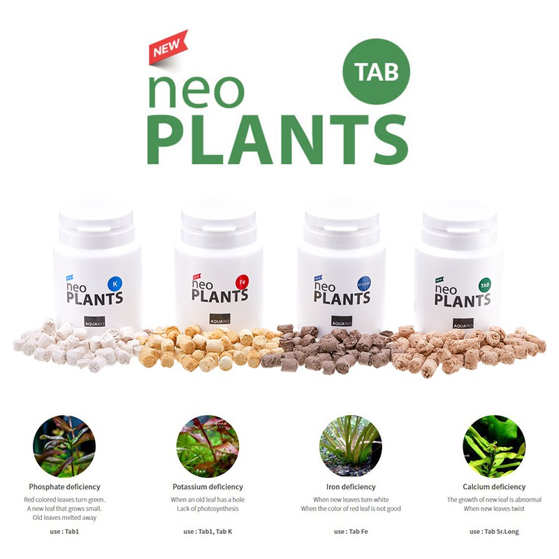 aquario-neo-plants-tab-ปุ๋ยฝังสำหรับพรรณไม้น้ำ-แร่ธาตุต่างๆ-ทั้งระบบปุ๋ยเคมีและปุ๋ยอินทรีย์