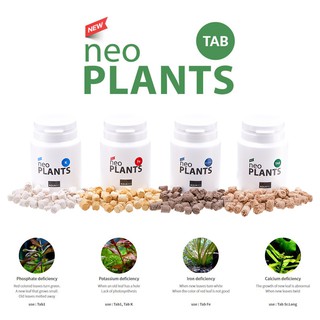 AQUARIO NEO PLANTS TAB ปุ๋ยฝังสำหรับพรรณไม้น้ำ แร่ธาตุต่างๆ ทั้งระบบปุ๋ยเคมีและปุ๋ยอินทรีย์