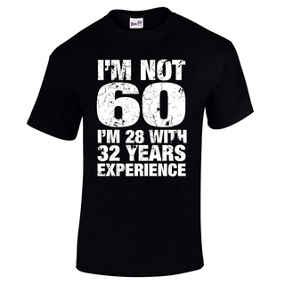 เสื้อยืดโอเวอร์ไซส์เสื้อยืด พิมพ์ลาย Im Not 60 Ideas 60th Present Ideas for Him Dad Husband ของขวัญวันเกิด สําหรับผู้ชา