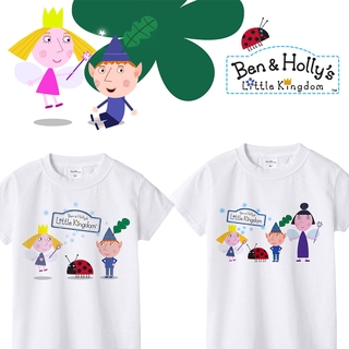 เสื้อยืดแขนสั้น พิมพ์ลาย Ben and Hollys Little Kingdom Holly สําหรับเด็กผู้ชาย และเด็กผู้หญิง