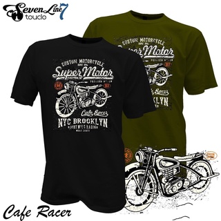 [S-5XL] ขายดี เสื้อยืดลําลอง แขนสั้น คอกลม พิมพ์ลาย Cafe Racer Biker Motorrad Rocker Garage 1468 แฟชั่นฤดูร้อน สําหรับผู
