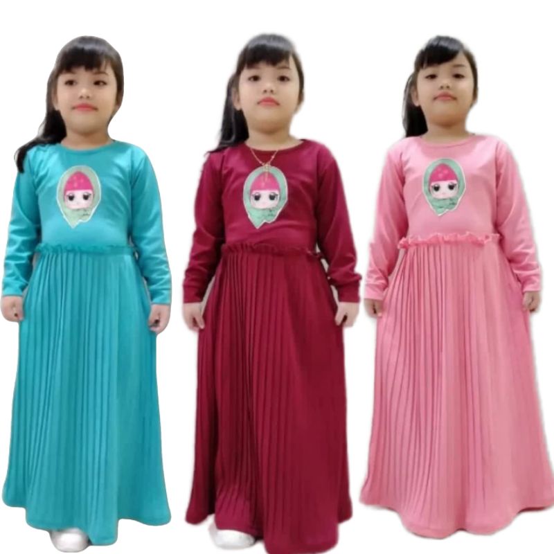 เสื้อคลุมเด็ก-3-4-5-6-7-8-9-10-ปี-ชุดเดรสมุสลิม-เสื้อผ้ามุสลิม-เด็ก-เสื้อผ้าเด็ก-มุสลิม-เด็ก-วัยรุ่น