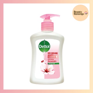 Dettol เดทตอล สบู่เหลวล้างมือ รีเพลนนิชชิ่ง กลิ่นซากุระบลอสซั่ม 225 มล.