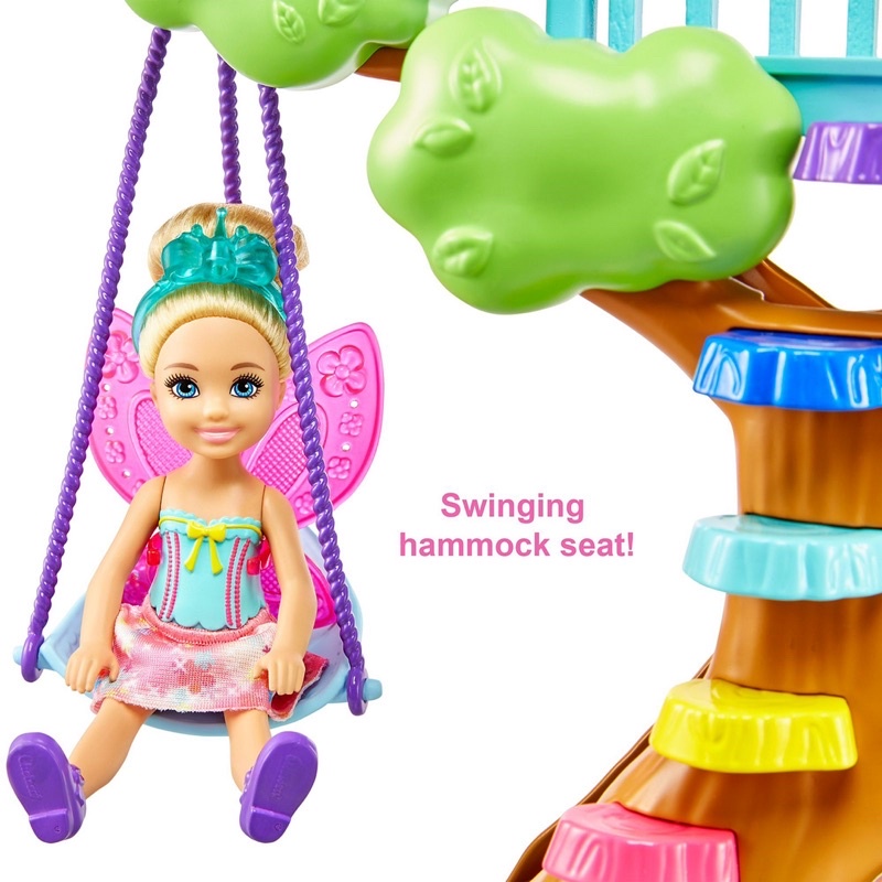 barbie-dreamtopia-chelsea-fairy-doll-and-fairytale-treehouse-playset-with-seesaw-swing-slide-pet-and-accessories